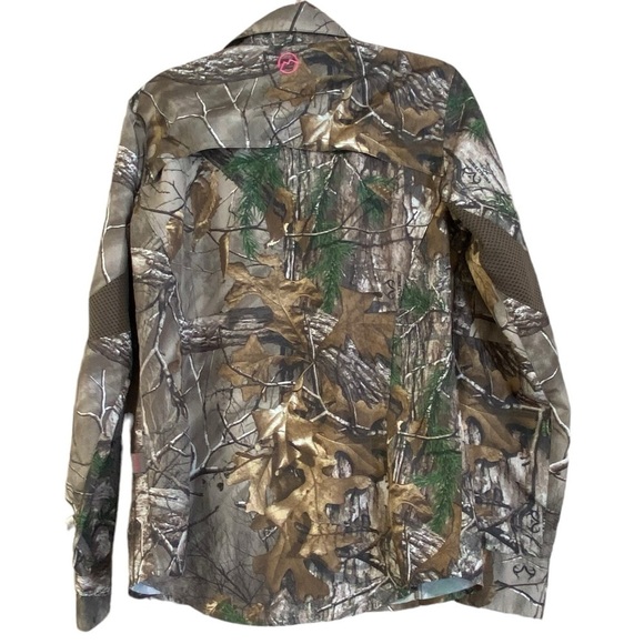 Magellan Outdoors Hunt Gear Women’s Medium Green Brown Woods - Picture 7 of 12